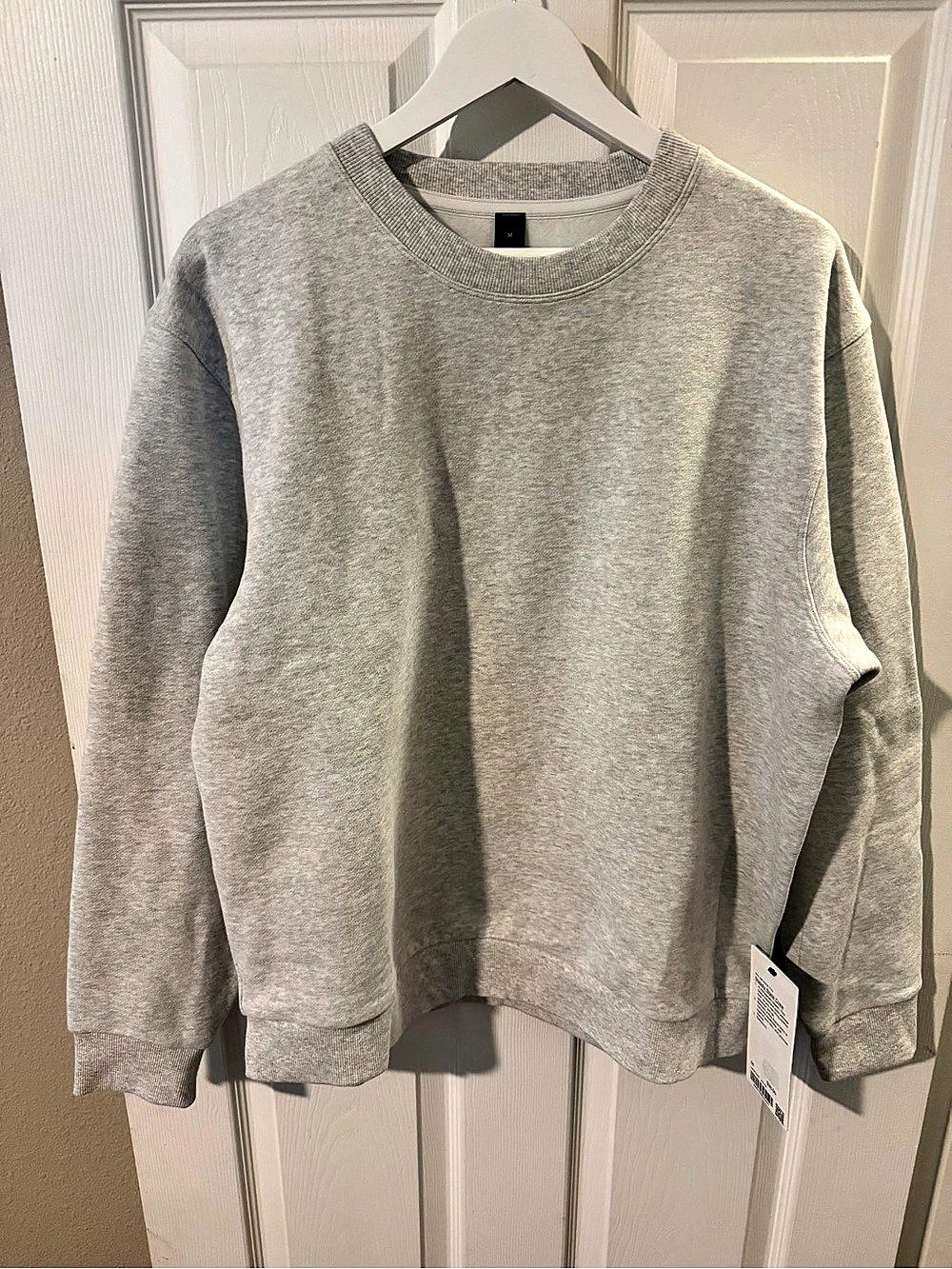 Brand New w/ Tags lululemon Steady State Crew Gray Crewneck Sweatshirt Medium!